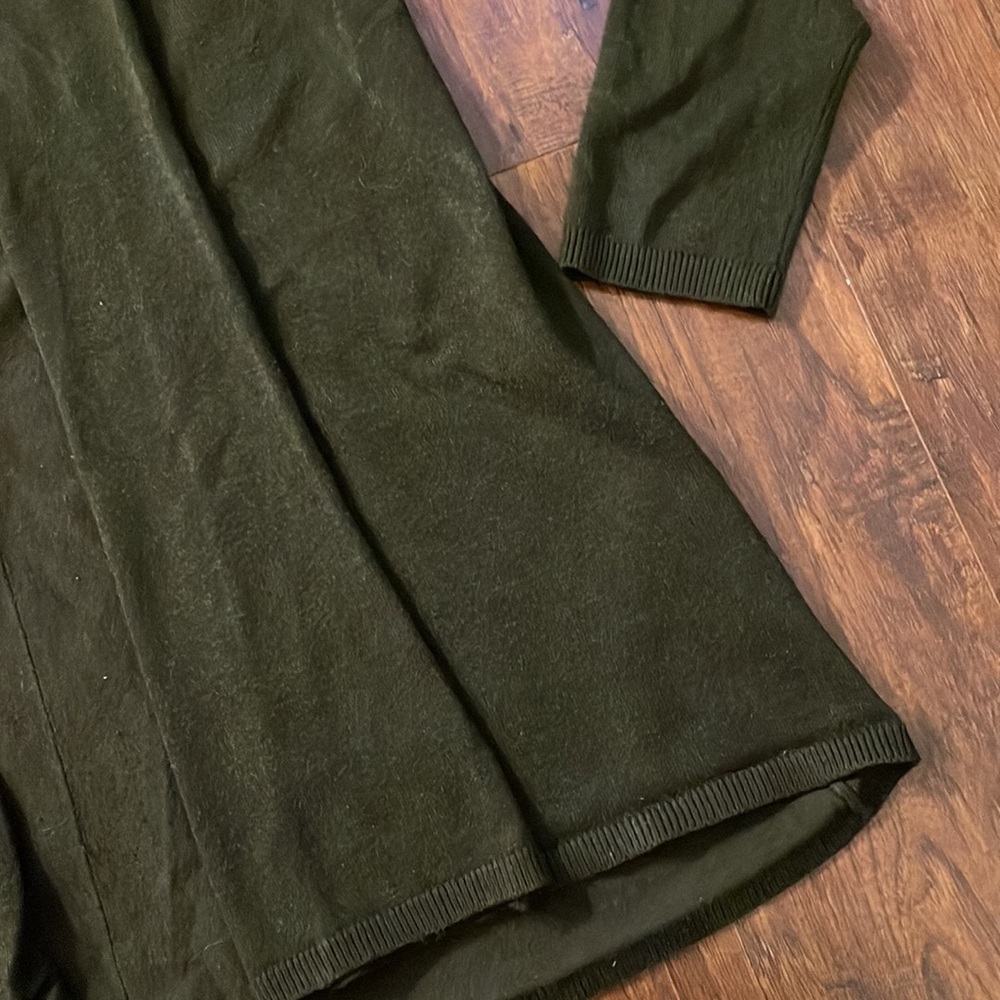 Zara Knit Green Cardigan Sweater Large - Picture 5 of 8